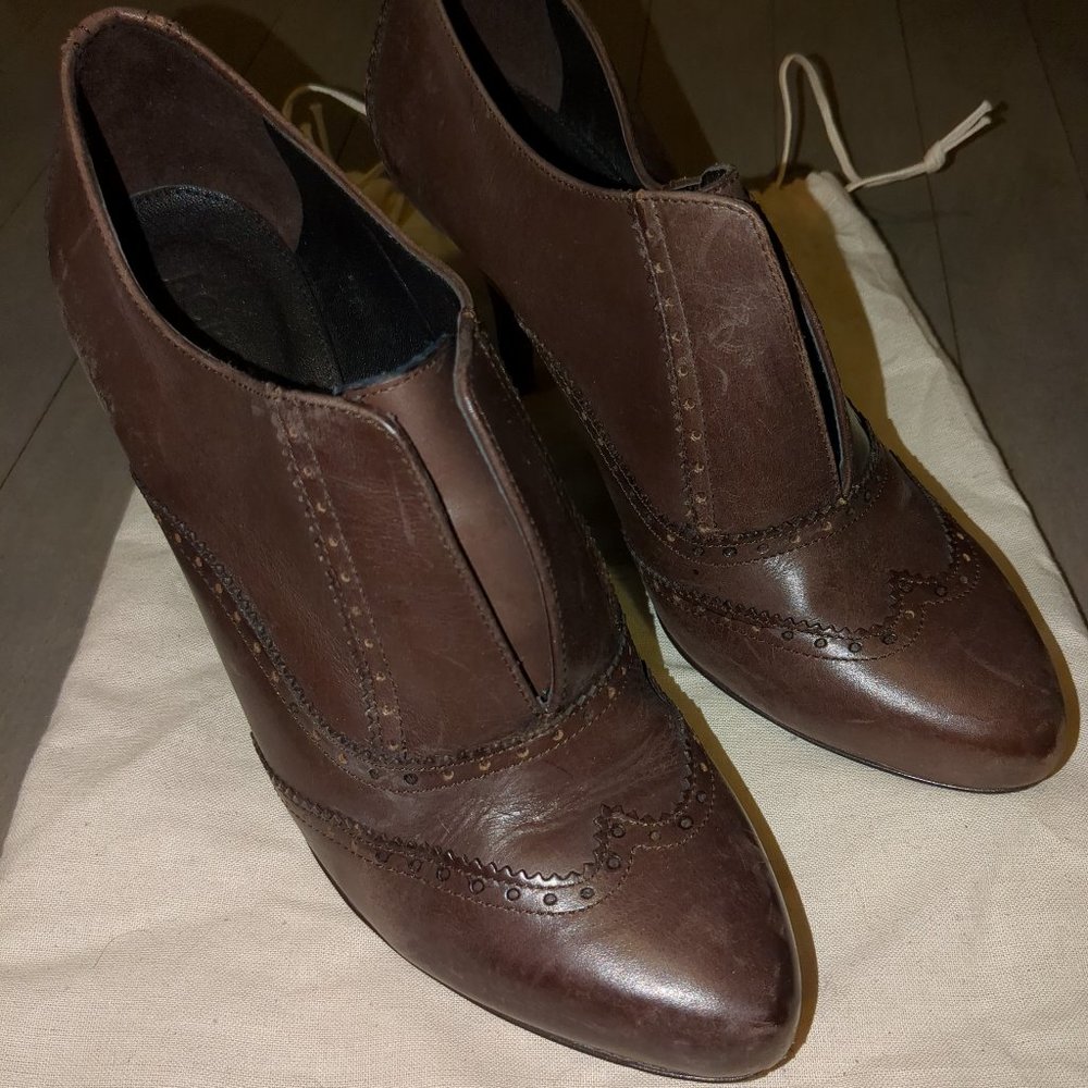 J.Crew leather heels, made in Italy